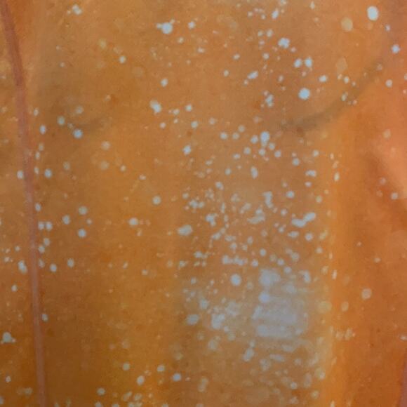 Nike Dri-Fit Tank Top Orange Splatter Design Size Small Loose Fit - Picture 4 of 6